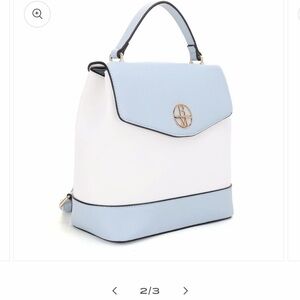 Badgley Mishka, the Rae Backpack light, blue and white